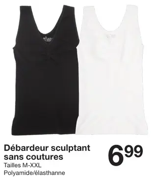 Offre: Débardeur sculptant sans coutures