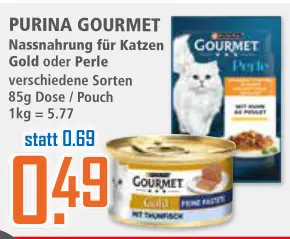 Aanbieding: Nassnahrung für Katzen Gold oder Perle