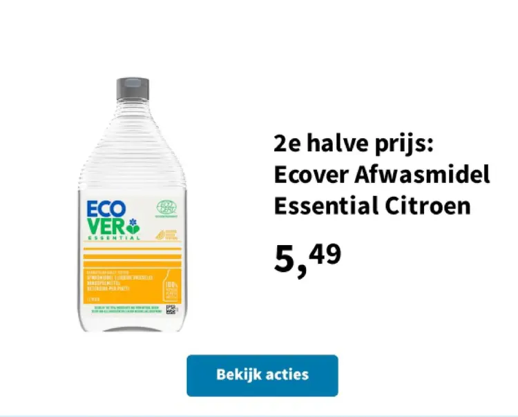 Promotie: Afwasmiddel Essential Citroen