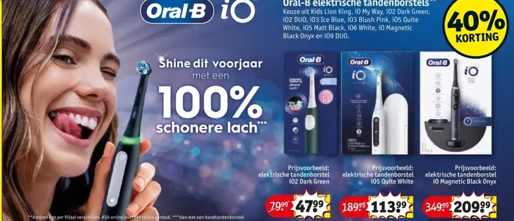 Aanbieding: elektrische tandenborstels