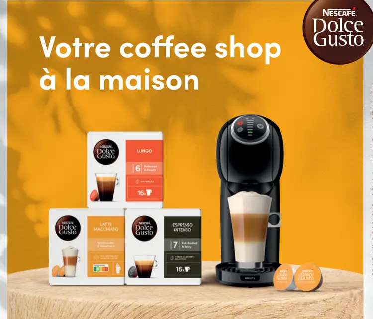 Offre: Dolce Gusto Coffee Machine and Pods