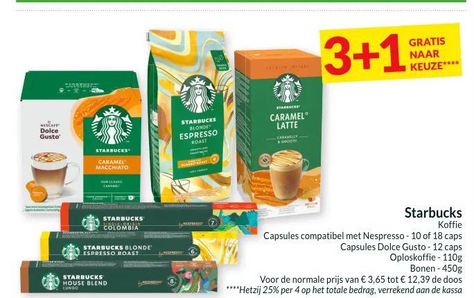 Promotie: Starbucks Koffie