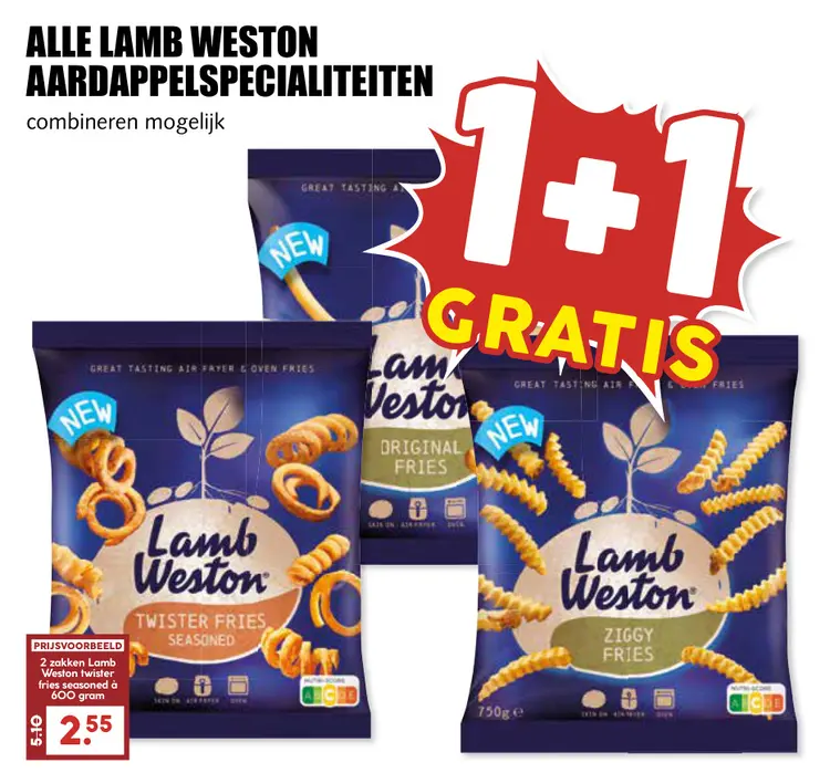 Aanbieding: Lamb Weston Aardappelspecialiteiten