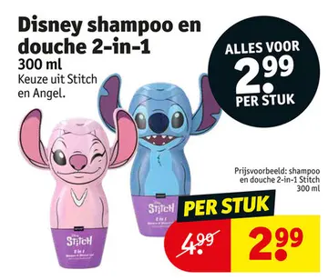 Aanbieding: Disney shampoo en douche 2-in-1