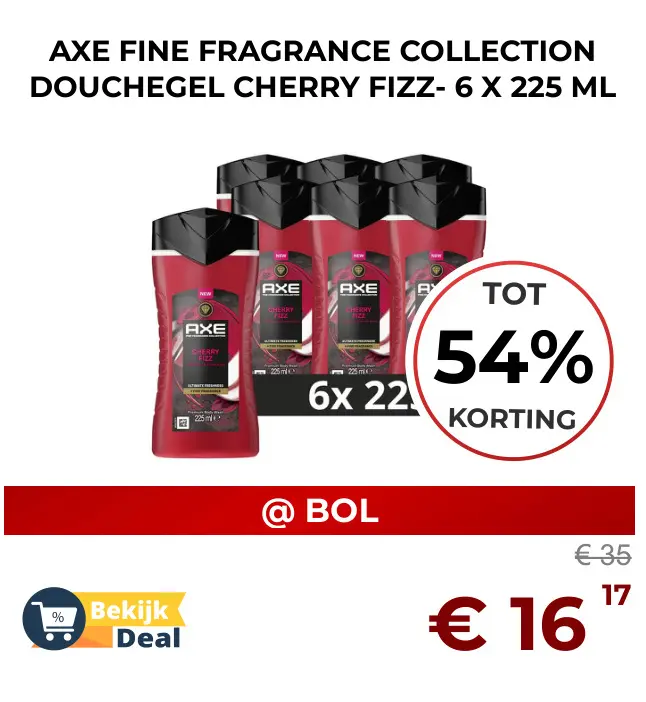Aanbieding: Fine fragrance collection douchegel cherry fizz