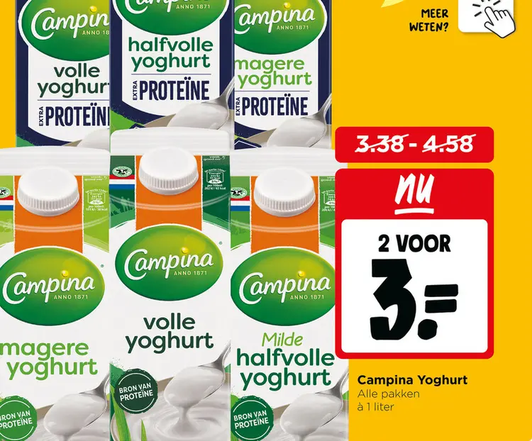 Aanbieding: Campina Yoghurt