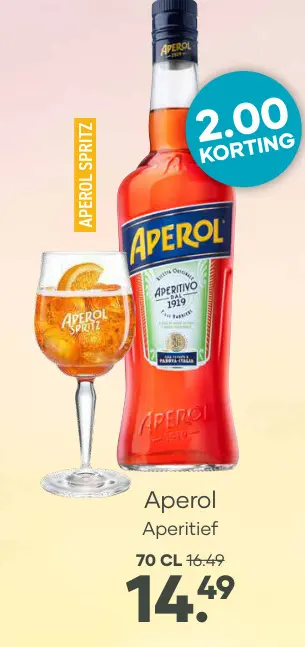 Aanbieding: Aperol Aperitief