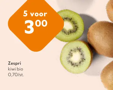 Promotie: Kiwi bio
