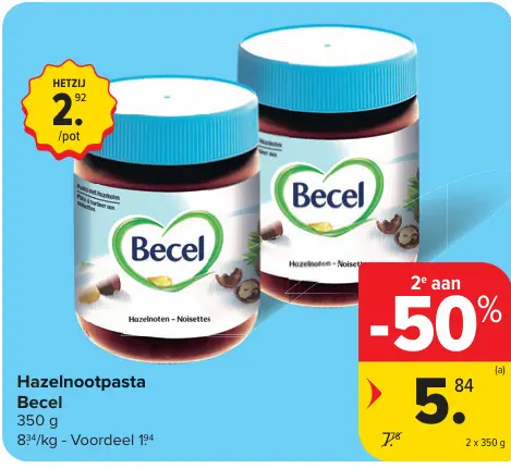 Promotie: Hazelnootpasta