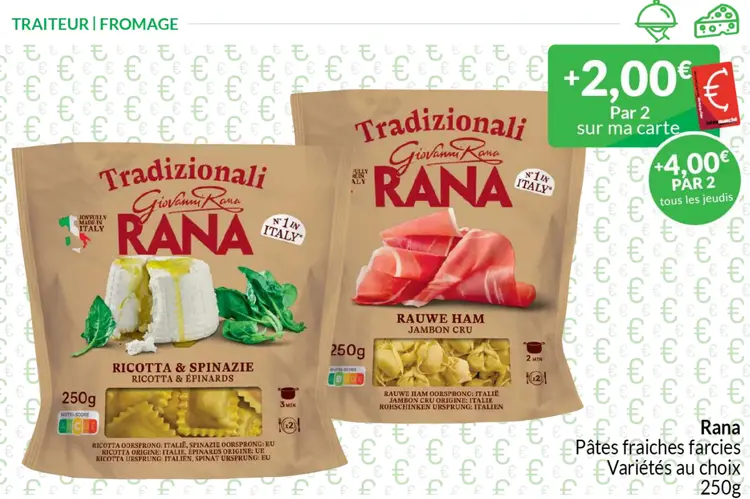 Offre: Pâtes fraiches farcies