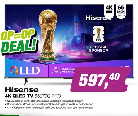 Aanbieding: Hisense 65E79Q PRO TV (2025)