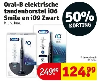 Promotie: elektrische tandenborstel i06 Smile en i09 Zwart