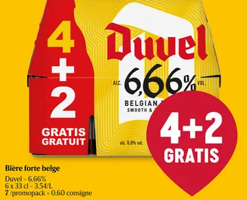 Offre: Bière forte belge