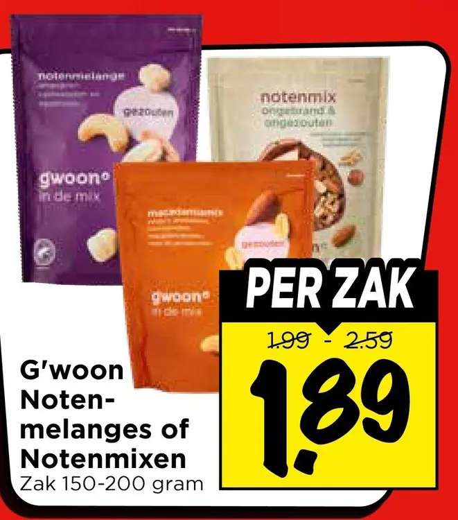 Aanbieding: Notenmelanges of Notenmixen