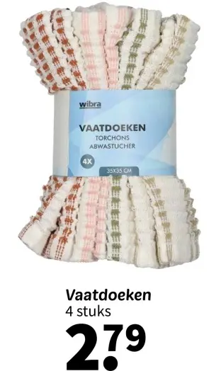 Promotie: Vaatdoeken