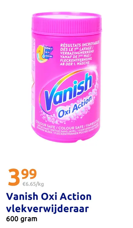 Promotie: Vanish Oxi Action vlekverwijderaar