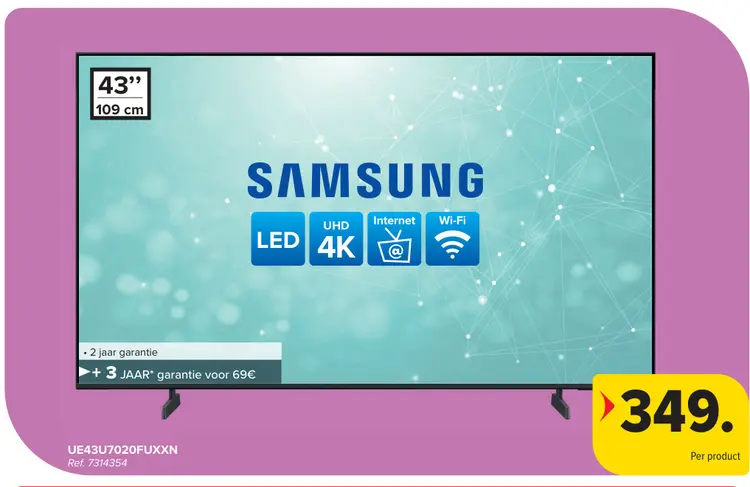 Promotie: 43" (109 cm) LED UHD 4K Internet Wi-Fi TV