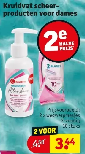 Promotie: scheerproducten voor dames