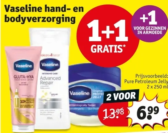 Aanbieding: Vaseline hand- en bodyverzorging