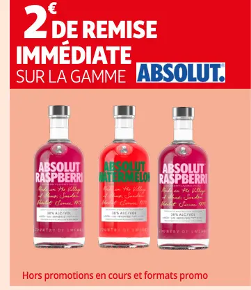 Offre: Absolut Vodka