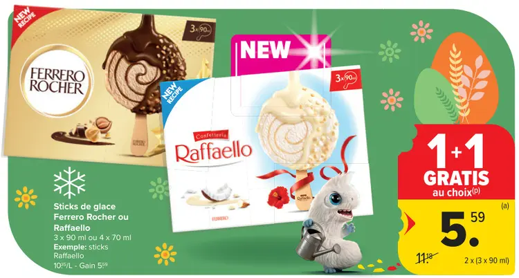 Promotie: Sticks de glace