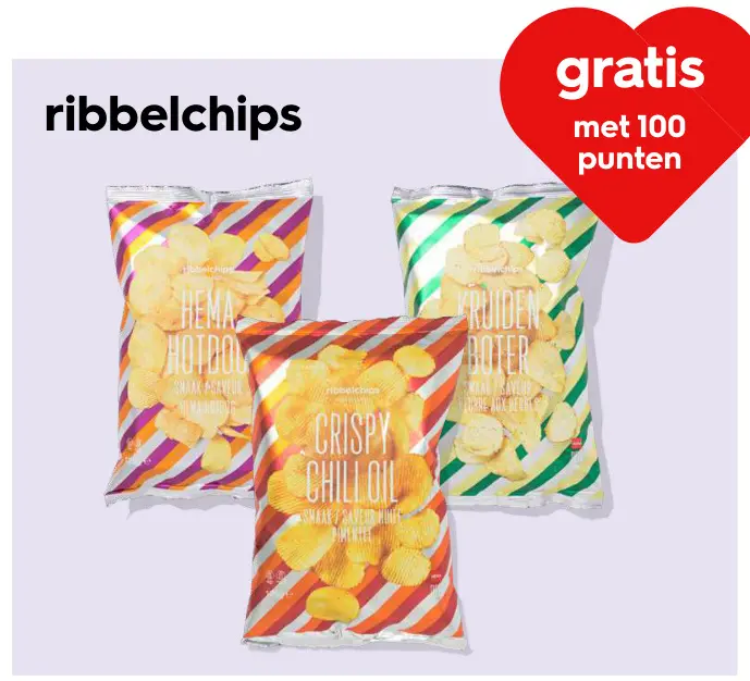 Promotie: Ribbelchips