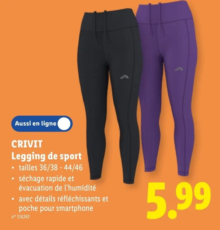 Offre: Legging de sport