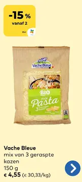 Aanbieding: Vache Bleue mix van 3 geraspte kazen