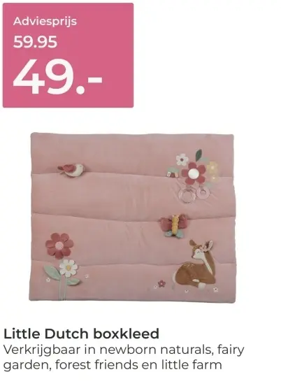 Aanbieding: Boxkleed