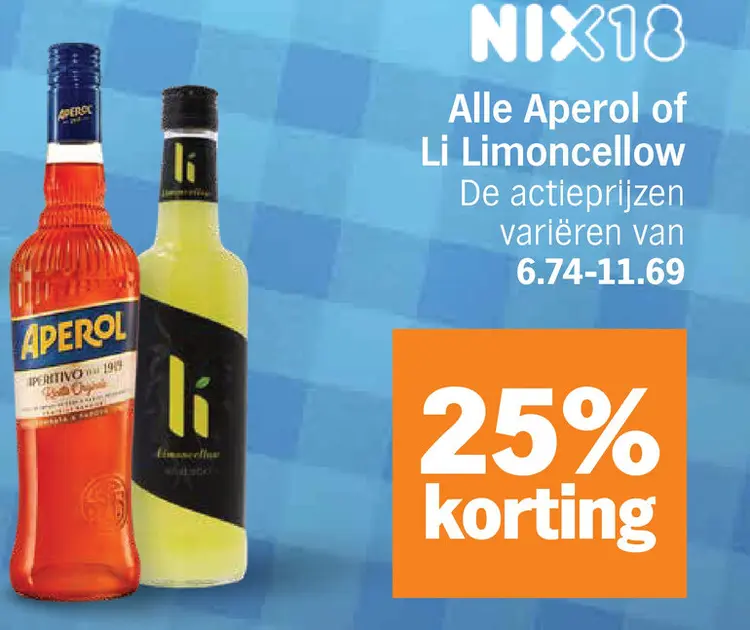 Aanbieding: Aperol of Li Limoncello