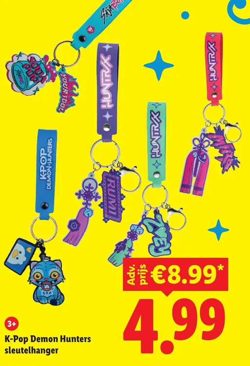 Aanbieding: K-Pop Demon Hunters sleutelhanger