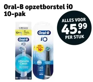 Promotie: Opzetborstel iO 10-pack