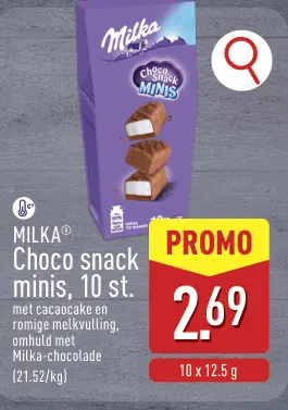Promotie: Choco snack minis