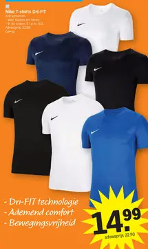 Aanbieding: Nike T-shirts Dri-FIT