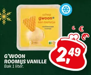 Aanbieding: Roomijs vanille