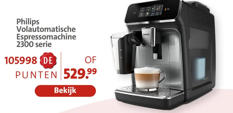Aanbieding: Volautomatische Espressomachine 2300 serie