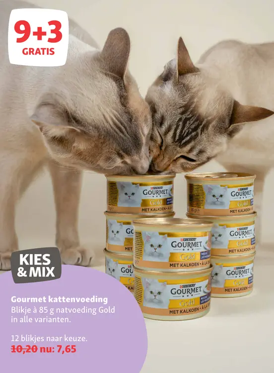 Aanbieding: Gourmet kattenvoeding