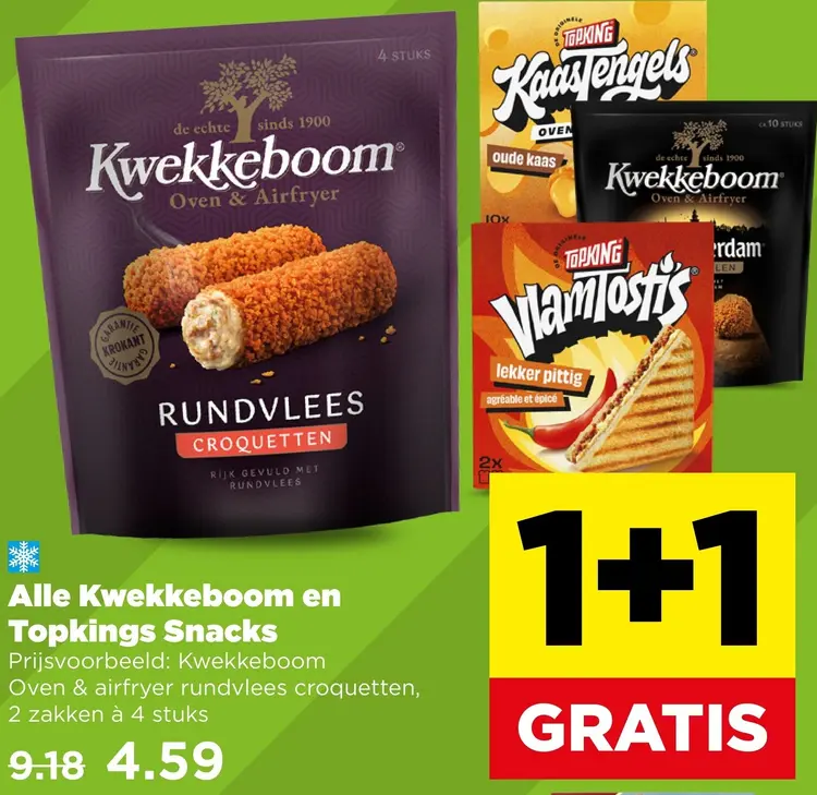 Aanbieding: Kwekkeboom en Topkings Snacks