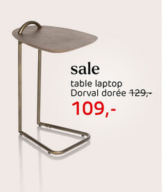 Offre: Dorval, Table Pour Laptop 35.5 X 44 Cm