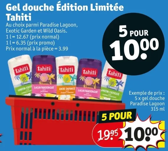 Offre: Gel douche Édition Limitée