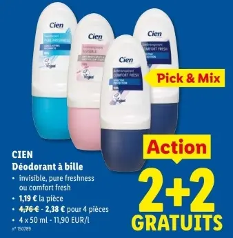 Offre: Déodorant à bille