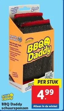 Aanbieding: BBQ Daddy schuursponzen