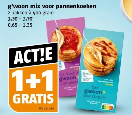 Aanbieding: mix voor pannenkoeken
