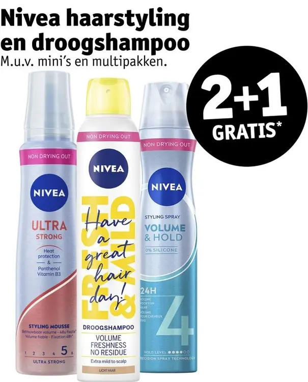 Promotie: Haarstyling en droogshampoo