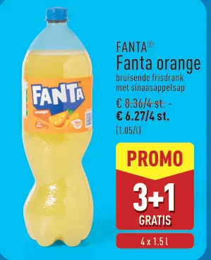 Promotie: Fanta orange