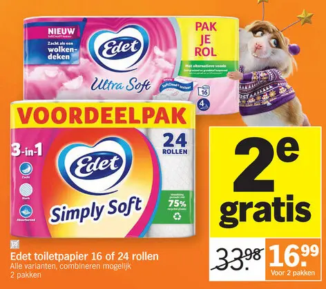 Promotie: toiletpapier