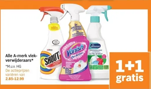Aanbieding: Vlekverwijderaars