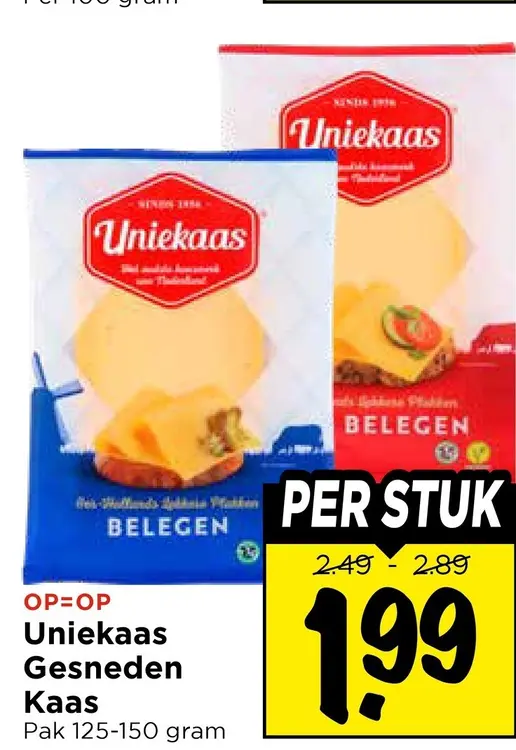 Aanbieding: Gesneden Kaas