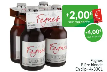 Offre: Bière blonde