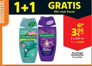 Aanbieding: Douchegel PALMOLIVE